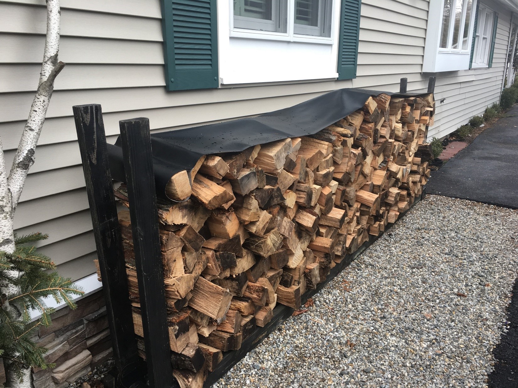 Protect your firewood with our used conveyor belts